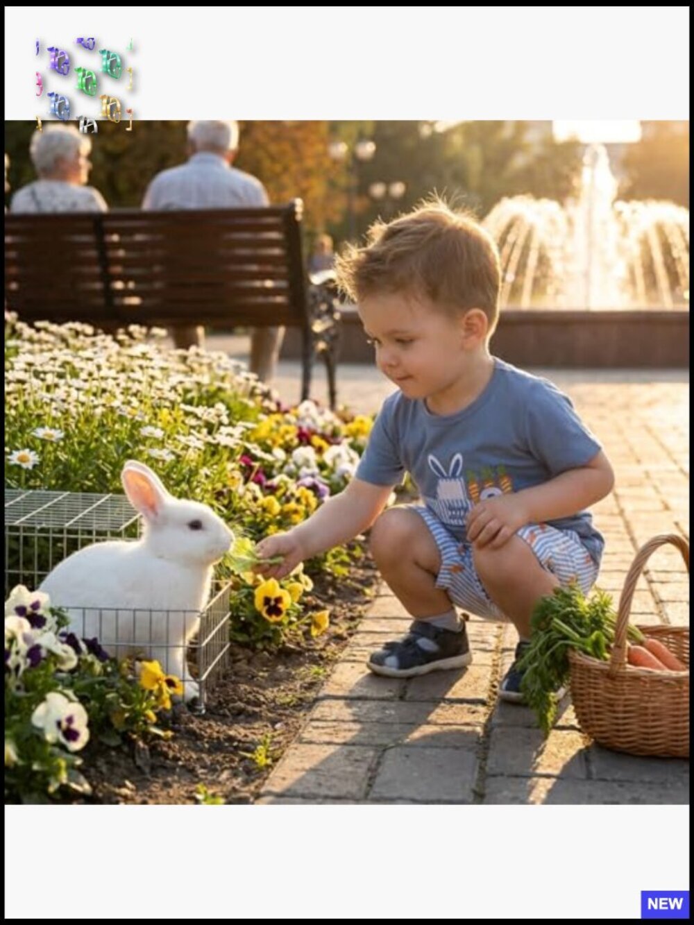 Toddler Boy Easter Bunny Polo Shirt Shorts Set Summer Gentleman Outfit - Picture 3 of 7